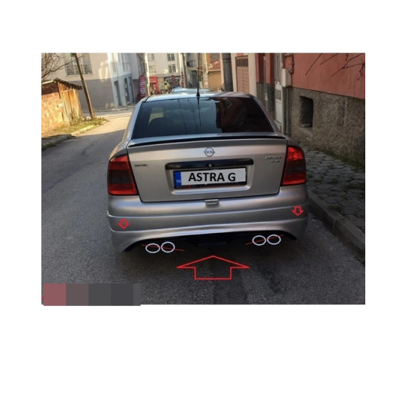 OPEL ASTRA G SEDAN CUSTOM ARKA TAMPON EKİ -