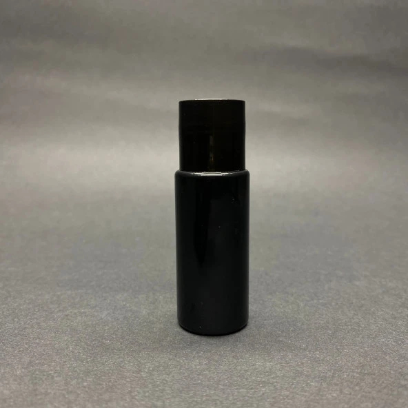 15 cc Siyah Pet Şişe - Siyah Sızdırmaz Kapaklı- 15 ml Siyah Buklet Şişe x 10 Adet ürün görseli