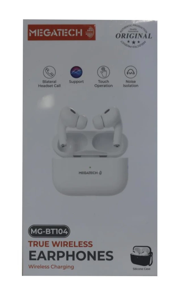 Megatech Mg-Bt104 True Earphones Bluetooth Kablosuz Kulaklık