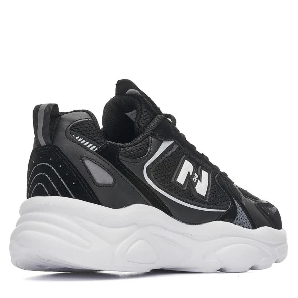 Albishoes Kadın Erkek Çocuk Yazlık Hafif Rahat Taban Fileli Yüksek Kalın Taban Sneaker Spor Ayakkabı - 4