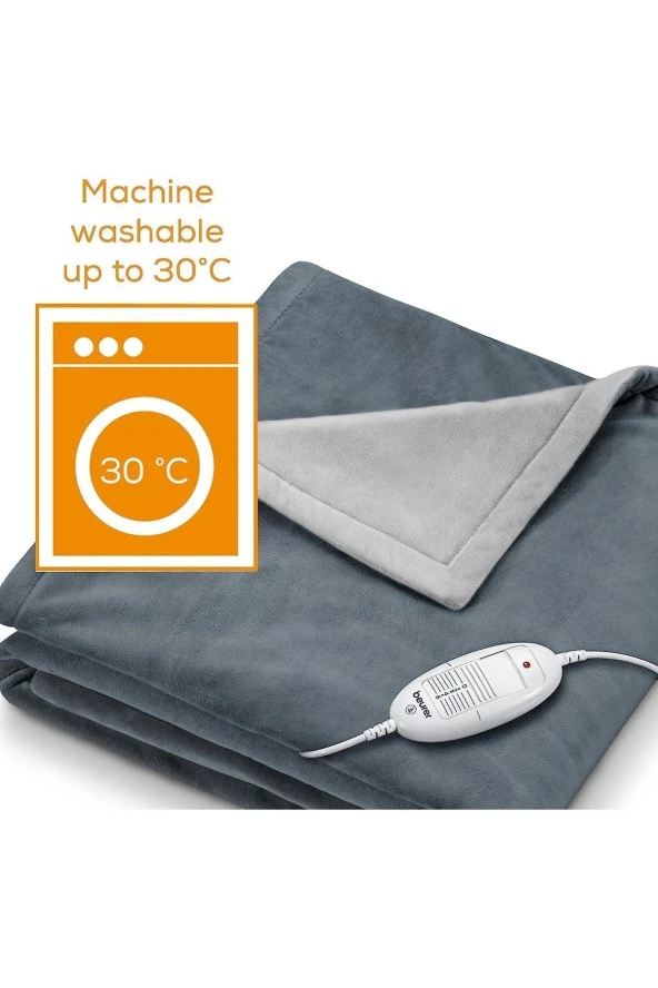 HD 75 Koyu Gri Isıtmalı battaniye - Resim 3