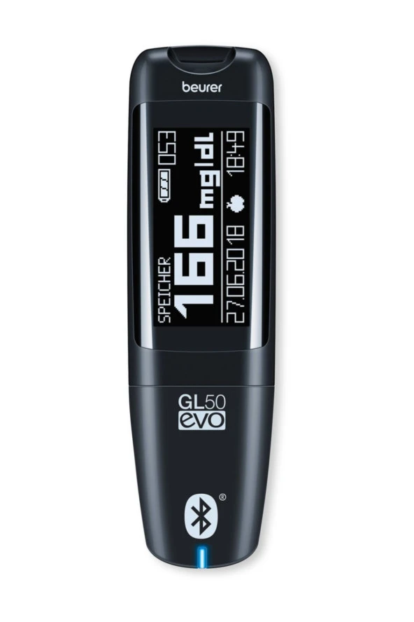 Gl 50 Kan Şekeri Ölçme Cihazı Siyah Alman Malı - Resim 2