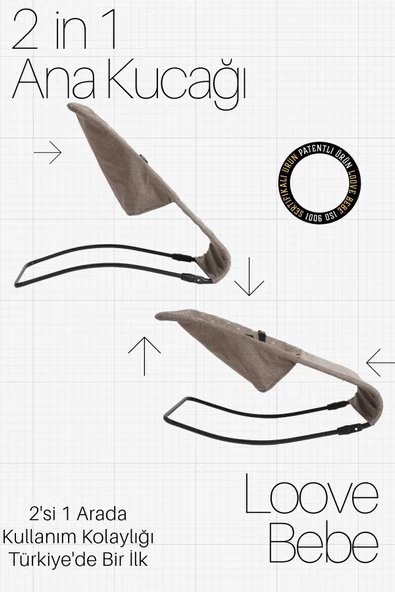 LOOVE LÜX ANAKUCAĞI KAHVERENGİ - 2