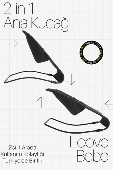 LOOVE LÜX ANAKUCAĞI SİYAH - 2