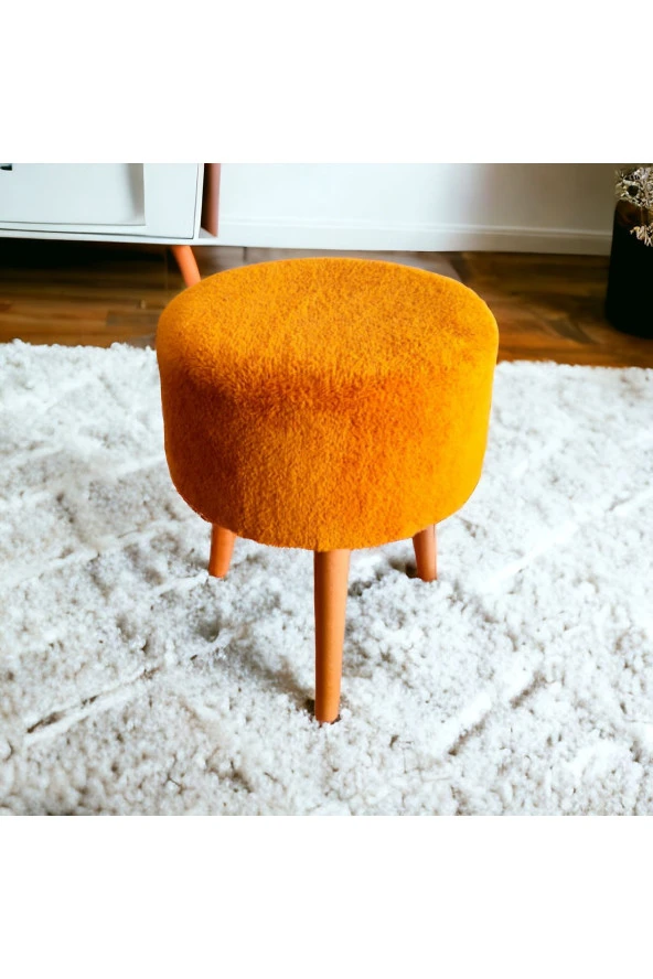 BEYLERBEYİ Gürgen Ayaklı Dekoratif Puf - 3