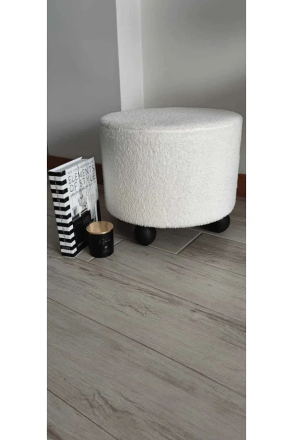 BEYLERBEYİ Puf El Yapımı Puf Kedi Yatağı Makyaj Masası Pufu Salon Pufu Oturma Odası
