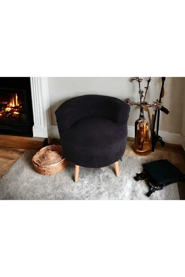 BEYLERBEYİ Tekli puf ,makyaj önü pufu,Çay Seti Tekli Koltuk, Berjer (SALON, BALKON, OFİS) - 4