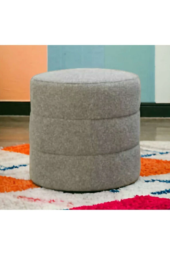 BEYLERBEYİ Relax Teddy Puf Gri - 3