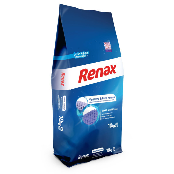 RENAX Beyaz ve Renkliler Toz Çamaşır Deterjanı 10 Kg