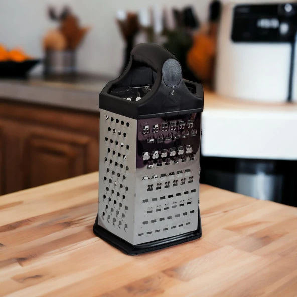 Kule Rende 6 Köşe 6 Fonksiyonlu Lüx Saplı Rende 22 cm El Rendesi Peynir Sebze Patates Rende - 4