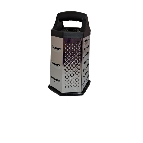 Kule Rende 6 Köşe 6 Fonksiyonlu Lüx Saplı Rende 22 cm El Rendesi Peynir Sebze Patates Rende - 5