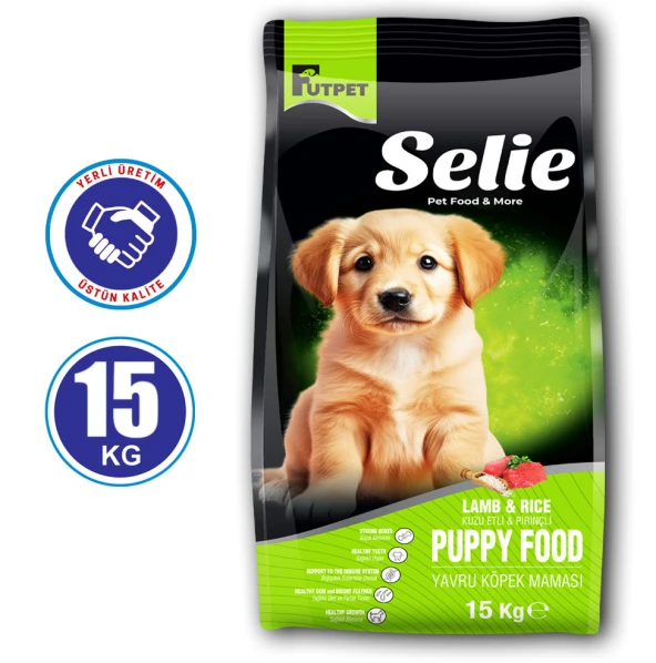 Selie 15 Kg Yavru Köpek Maması Kuzu-Piriniç 85966