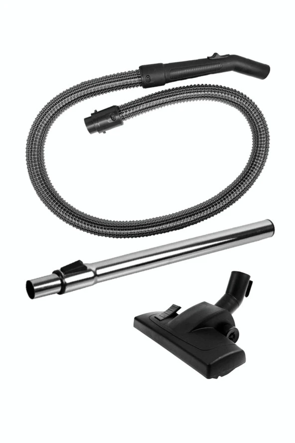 Şipşak Geldi  StilevsMaxtron Premıum  Süpürge Çelik Telli Hortumu Emici Başlık Teleskopik Boru Setti ürün görseli