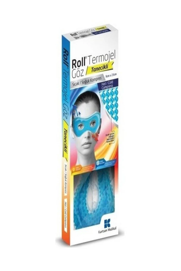 Roll Sıcak Soğuk Termojel Göz Tanecikli Kompres 9cm x 23cm