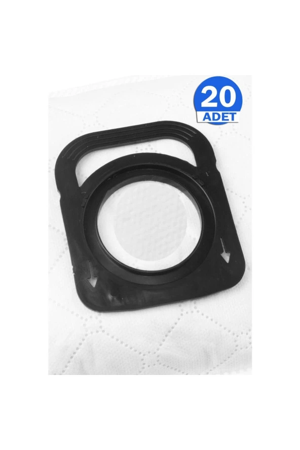 Şipşak Geldi  Rowenta Hygiene Zr 200520 Elektrikli Süpürge Bez Toz Torbası 3 Katlı 20 Adet ürün görseli