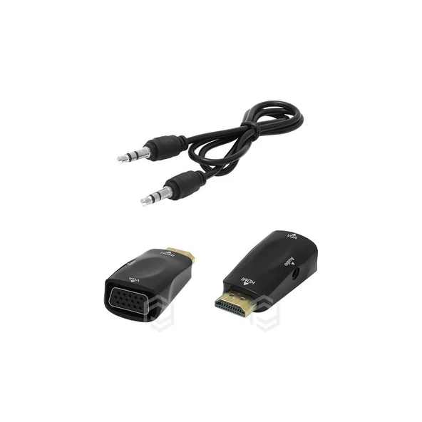 FRISBY FA-6664C HDMI--VGA+SES DÖNÜŞTÜTÜCÜ