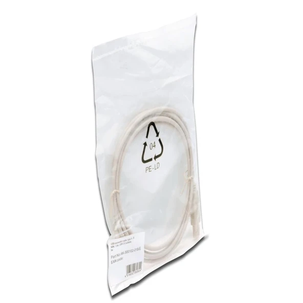 Digitus  AK-300102-030-E 3.m USB2.0 A(E)/B(E) bej kablo ürün görseli