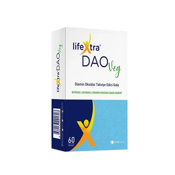 Lifextra Daoveg Diamin Oksidaz 60 Vegan Tablet