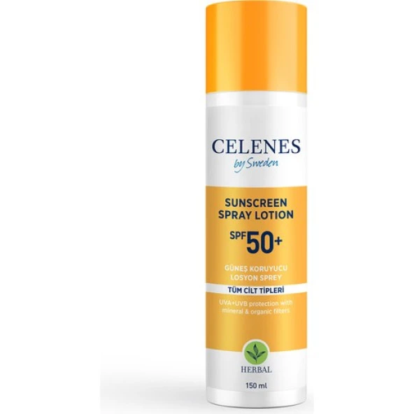 Celenes By Sweden Herbal Güneş Koruyucu Losyon Sprey 50 Spf 150 ml - Tüm Cilt Tipleri - 2