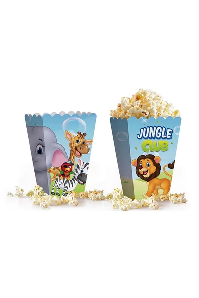 Jungle Club Popcorn Kutusu