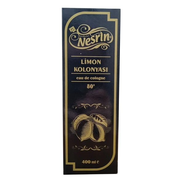Nesrin Limon Kolonyası 80 Derece Pet Şişe Kutulu 400 ML -  Eau De Cologne - Resim 3