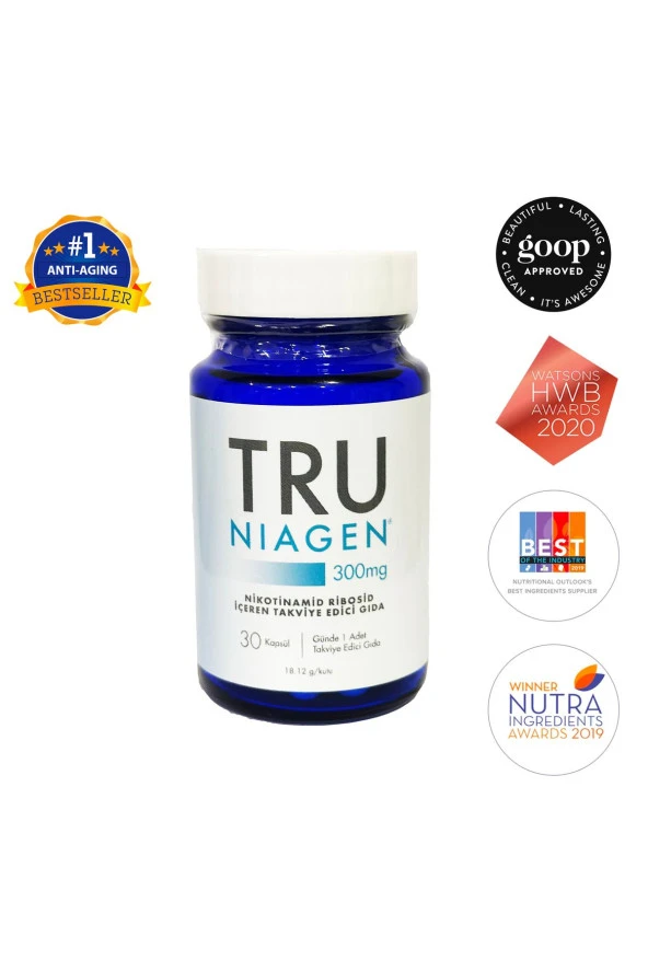 TRU NIAGEN 300 MG 30 Tablet Nikotinamid Ribosid