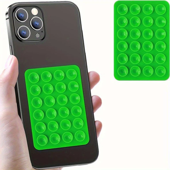 Vakumlu Telefon Tutucu Yeşil - 2