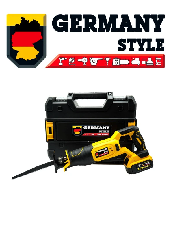 Germany Style  99809VFX-T Çift Akülü Tilki Kuyruğu Ahşap Metal Dal Kemik Kesime Makinesi Testeresi - 2