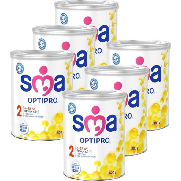 SMA Optipro 2 Probiyotik Devam Sütü 800 gr 6 Adet