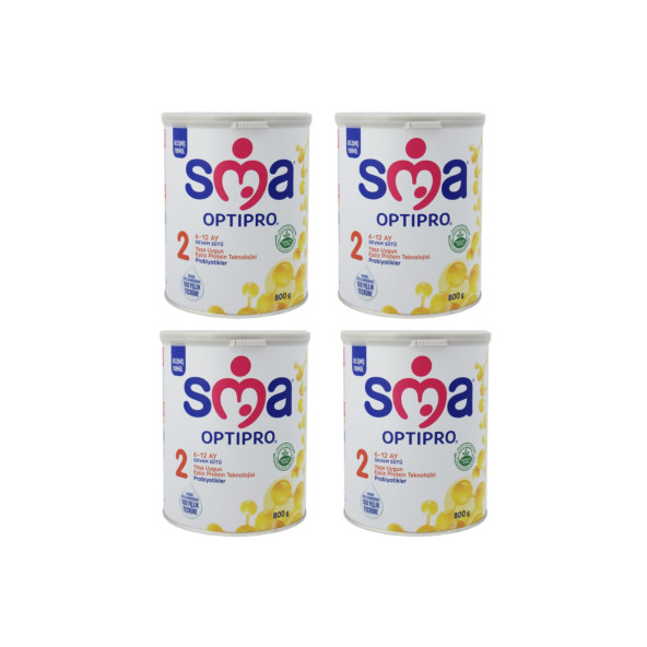 SMA Optipro 2 Bebek Maması 800 gr 4 Adet