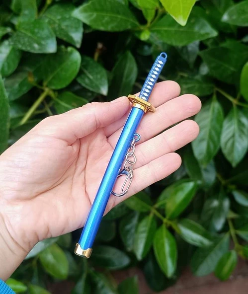 Anahtarlık Anime One Piece Zoro Kılıç Katana Anahtarlık Aksesuar Çanta Süsü - 2