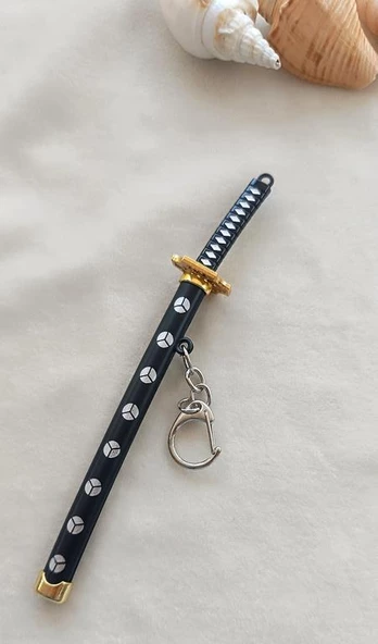 Anahtarlık Anime One Piece Zoro Kılıç Katana Anahtarlık Aksesuar Çanta Süsü - 11