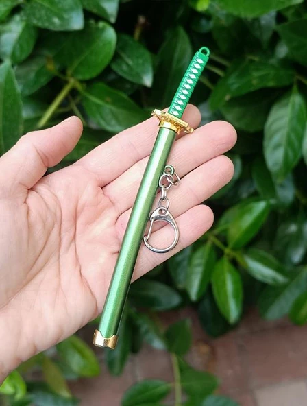 Anahtarlık Anime One Piece Zoro Kılıç Katana Anahtarlık Aksesuar Çanta Süsü - 6