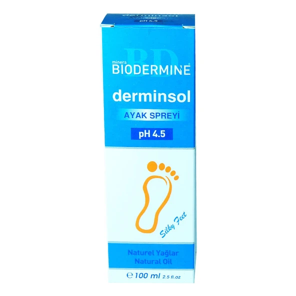 Biodermine Ayak Spreyi pH 4.5 100 ML ürün görseli 1