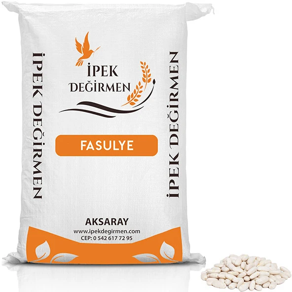 İpek Değirmen 1 KG Dermason Fasulye Yemeklik Kuru Fasulye Köy Fasulyesi