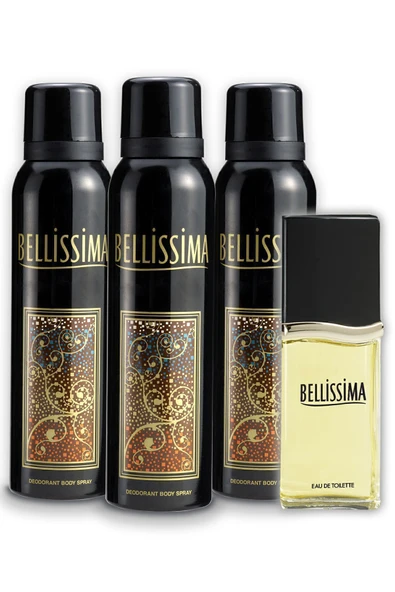 Bellissima Edt Kadın Parfüm 60 ml 3'lü Deodorant 150 ml 507638-2