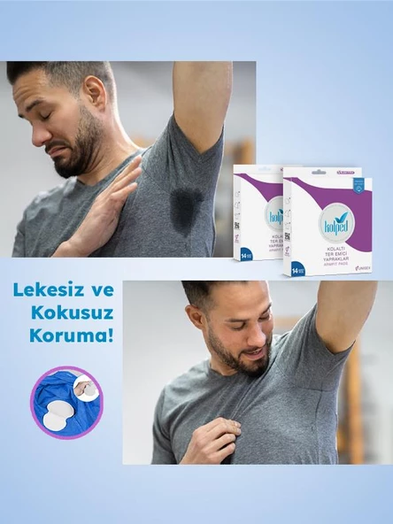 KOLPED Koltuk Altı Pedi  Ter Emici Yapraklar 84 ADET ( 6 Kutu) - 4