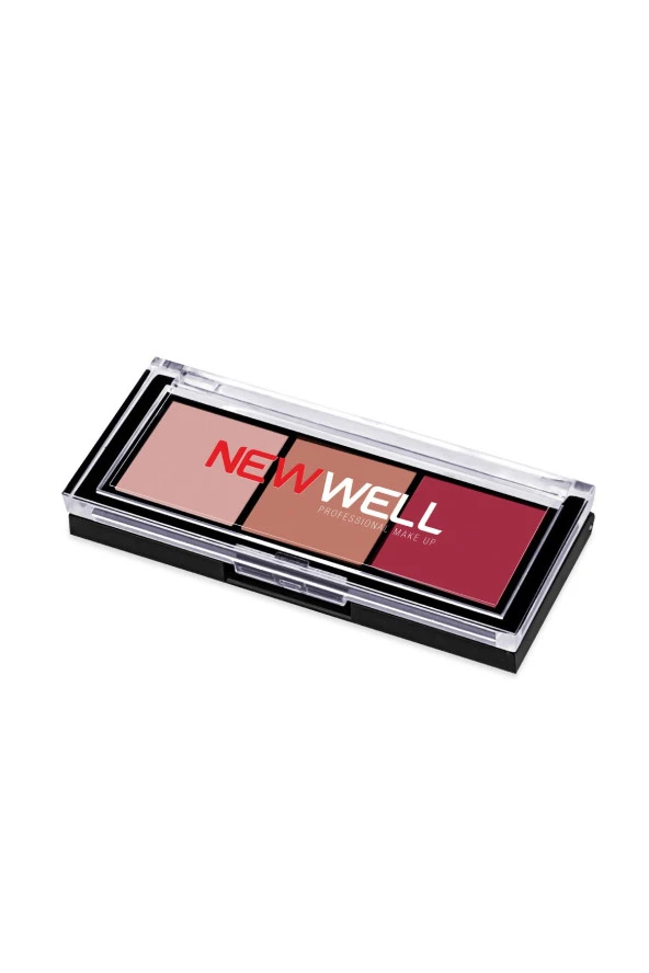 Porcelain Make Up 3lü Far Paleti No02 - 3