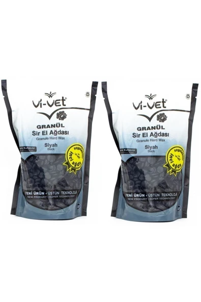 Vivet Granül Ağda Siyah 250 gr X2 Adet