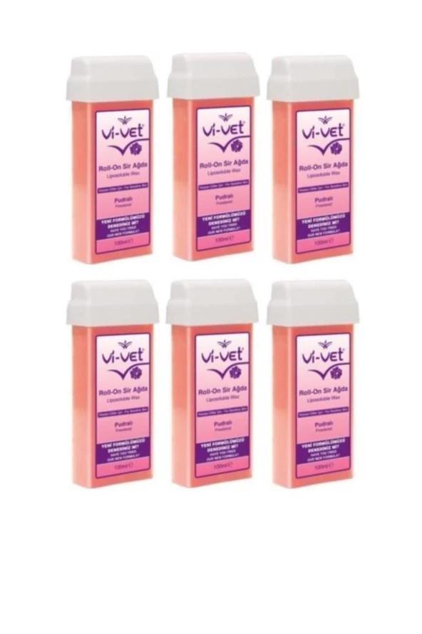 Vİ-VET Roll-on Sir Ağda 100 ml Yoğun Pudralı X 6 Adet