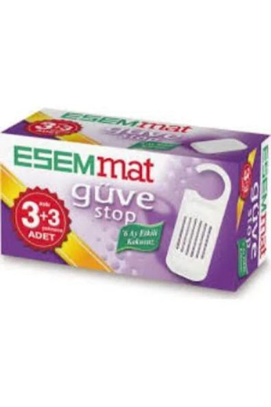 Güve Stop 3 Askı 3 Çekmece Güve Kovucu