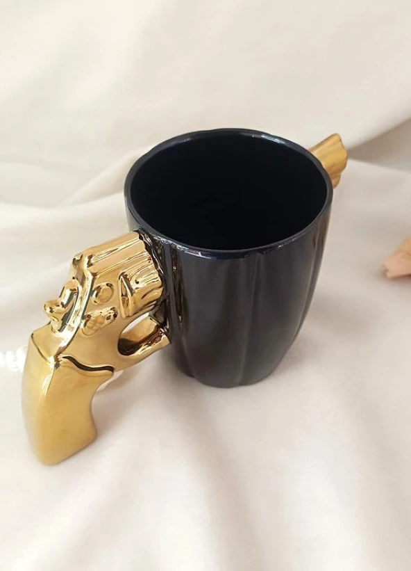 Kupa Fincan Kahve Fincanı 300 ml Tasarım Bardak Çay Su Bardağı - 5