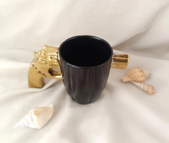 Kupa Fincan Kahve Fincanı 300 ml Tasarım Bardak Çay Su Bardağı - 7