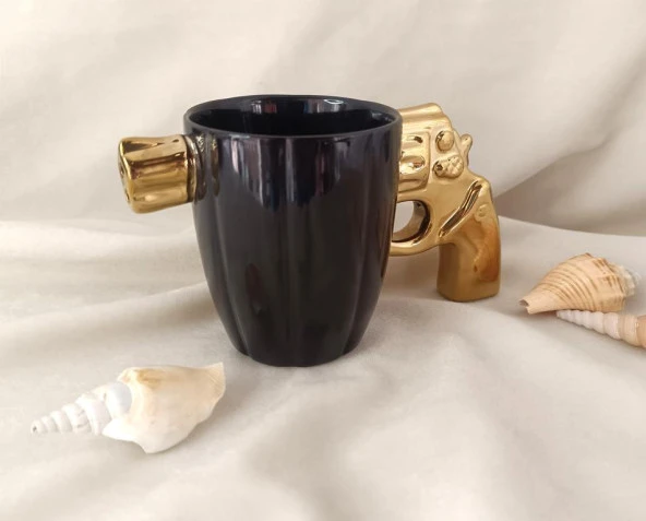 Kupa Fincan Kahve Fincanı 300 ml Tasarım Bardak Çay Su Bardağı - 8