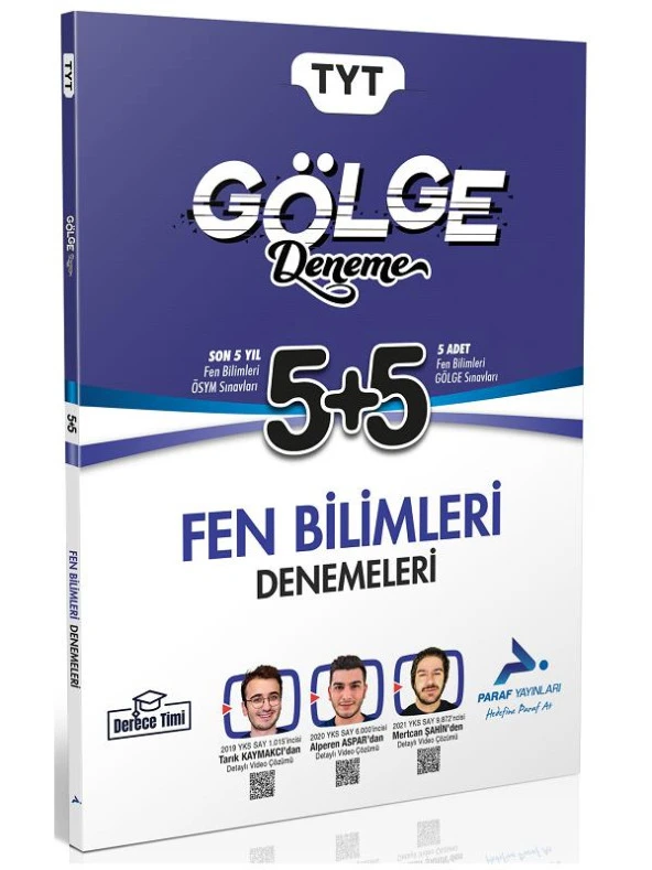 Paraf YKS TYT Fen Bilimleri Gölge 5+5 Deneme Paraf Yayınları - 2