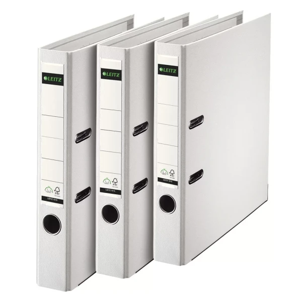 Leitz 1015 Beyaz Dar Plastik Klasör - 2