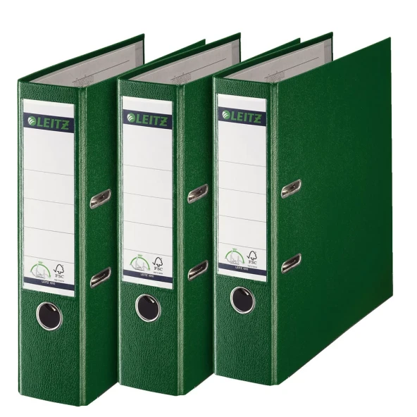 Leitz 1010 Yeşil Geniş Plastik Klasör - 3