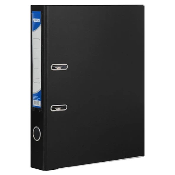 NOKİ 56412 Plastik Dar Siyah Klasör - 2