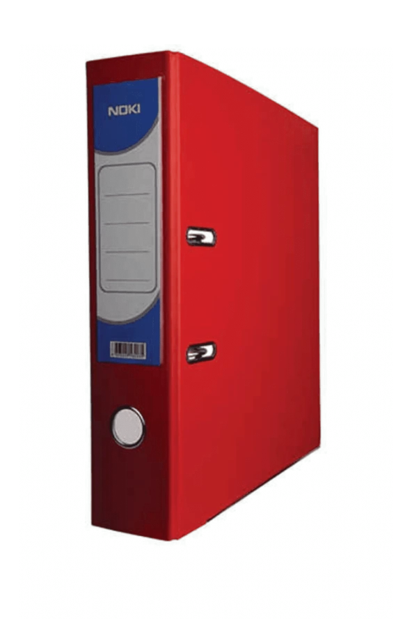 NOKİ 56411 Plastik Geniş Klasör Kırmızı - Resim 2