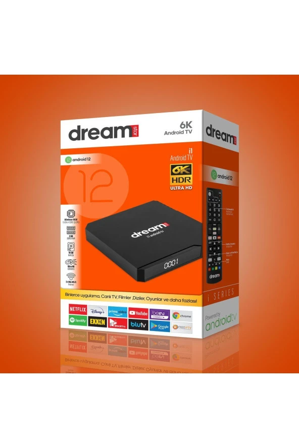 Dreamstar İ1 6K Android Tv Box (android 12 )